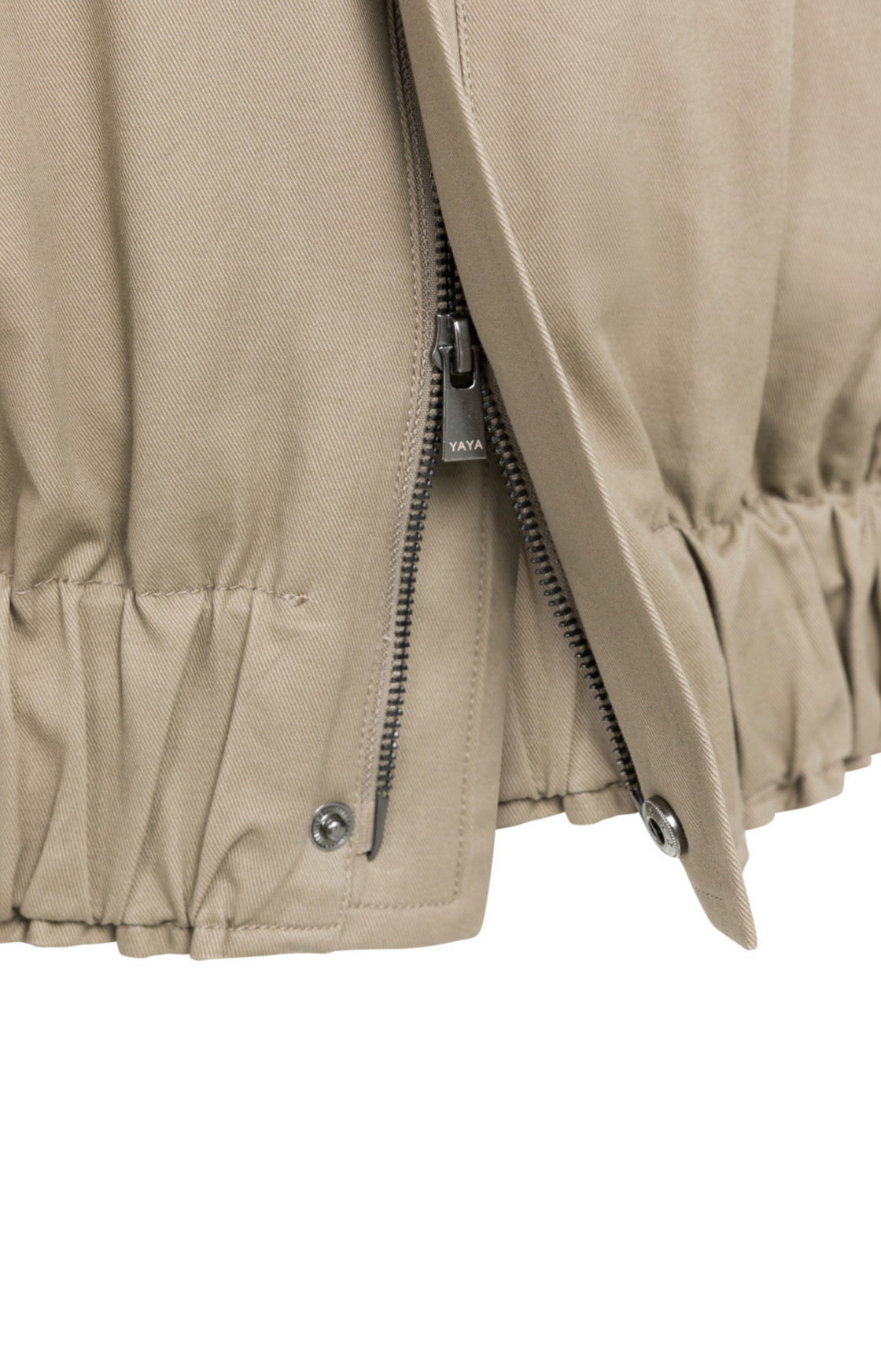 Oversized Jacket with Stand Collar