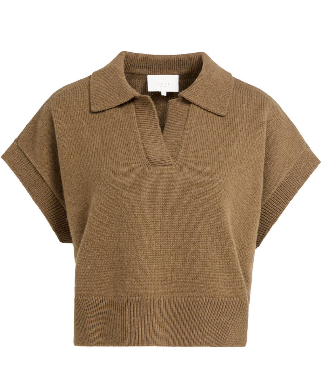 Knitted Spencer with Collar