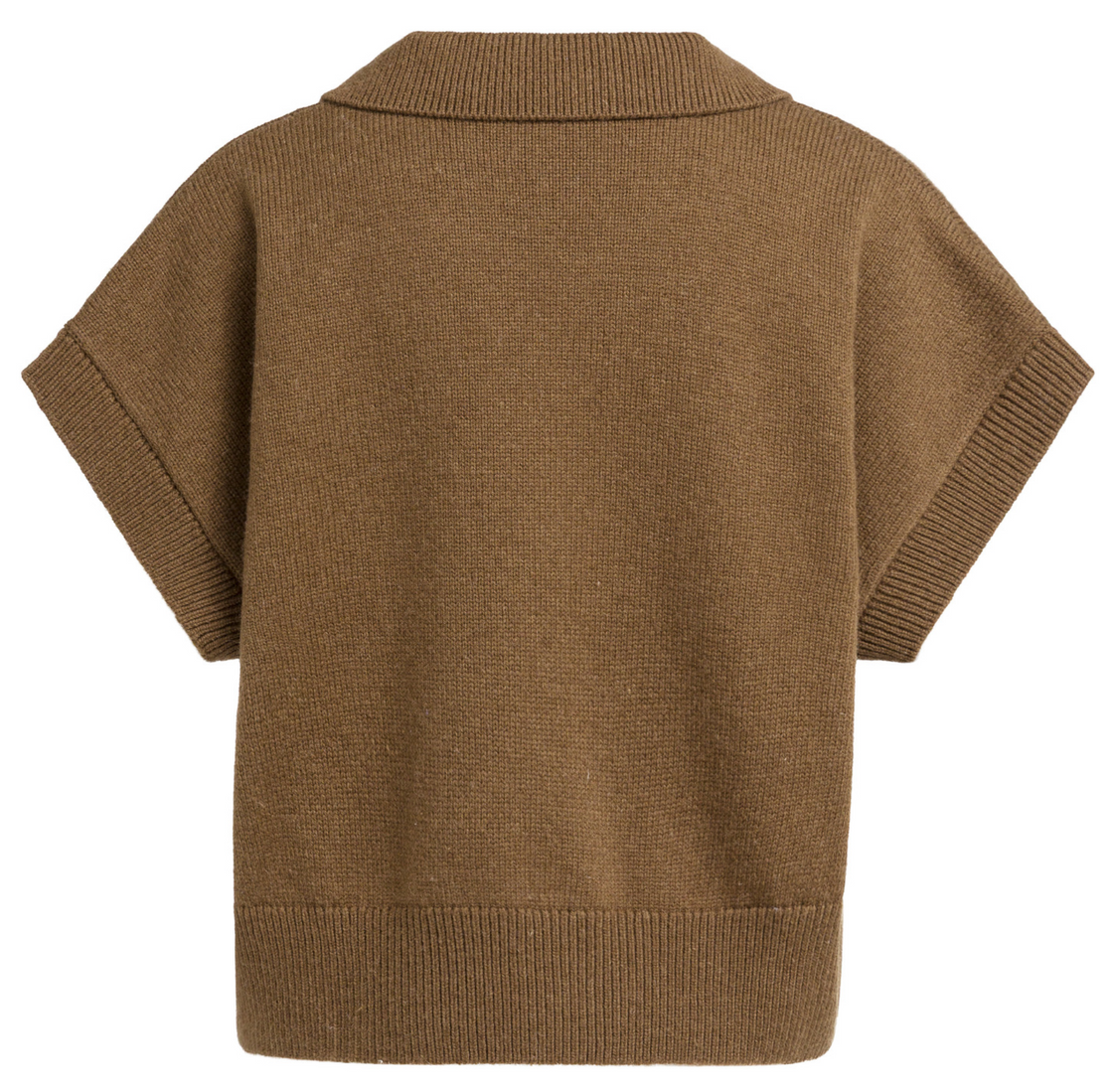 Knitted Spencer with Collar