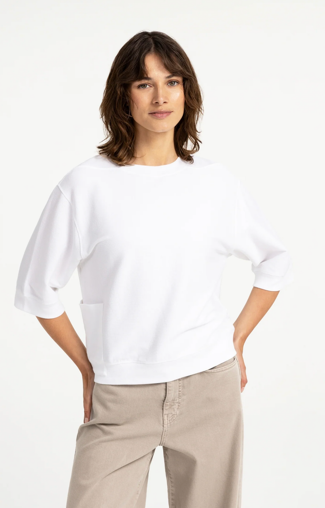 Short Sleeve Jersey Rib Top