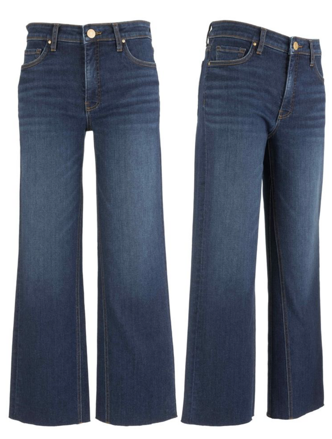 Kelsey High Rise Ankle Flare Improve Wash