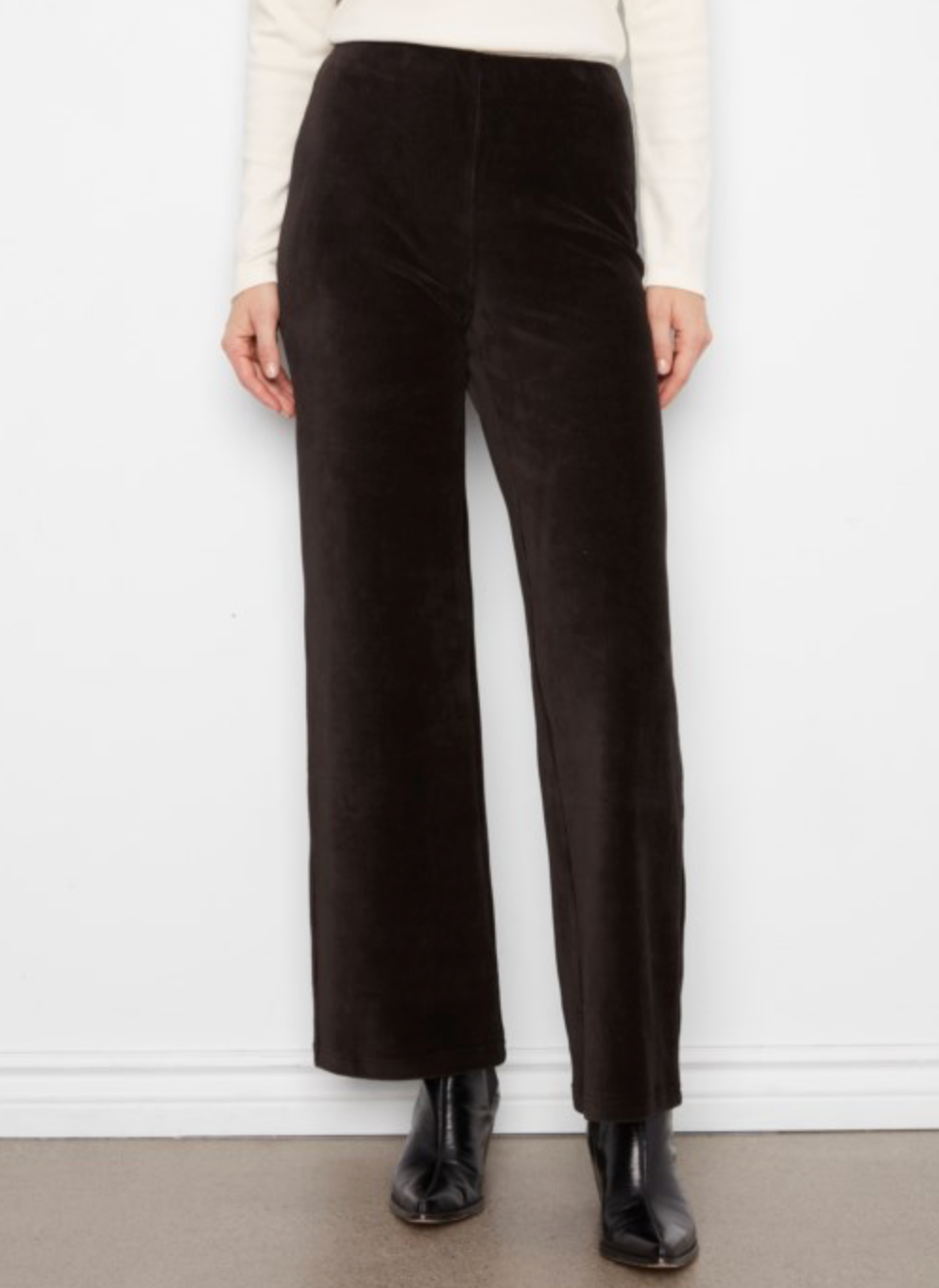 Pull- On wide Leg Cord Pant