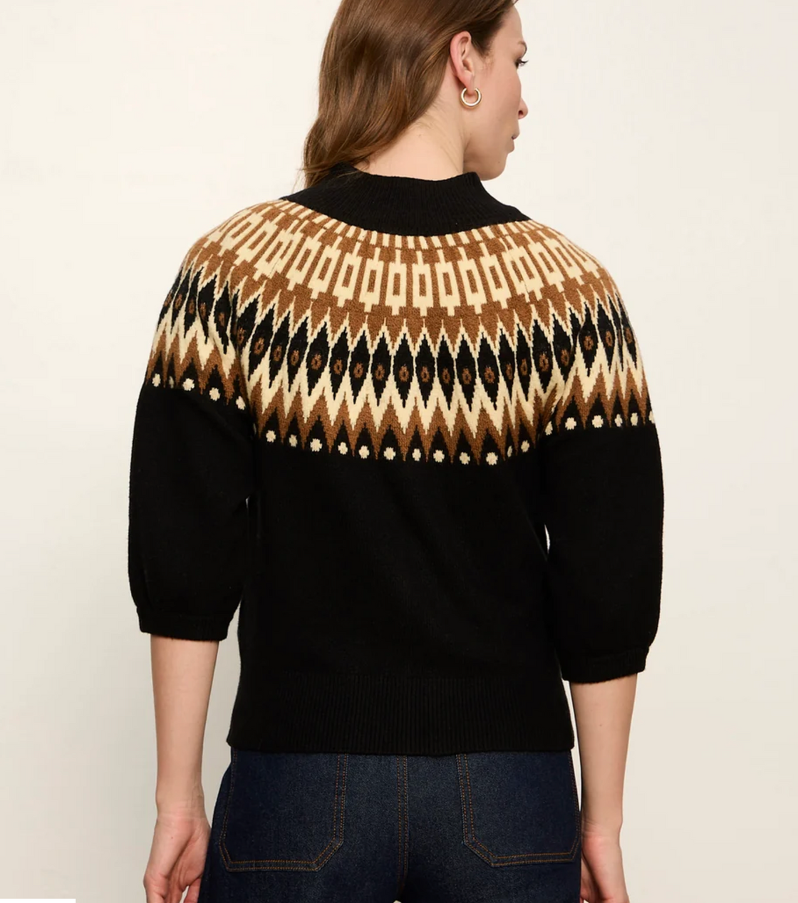 Fairisle Zip Up Cardigan