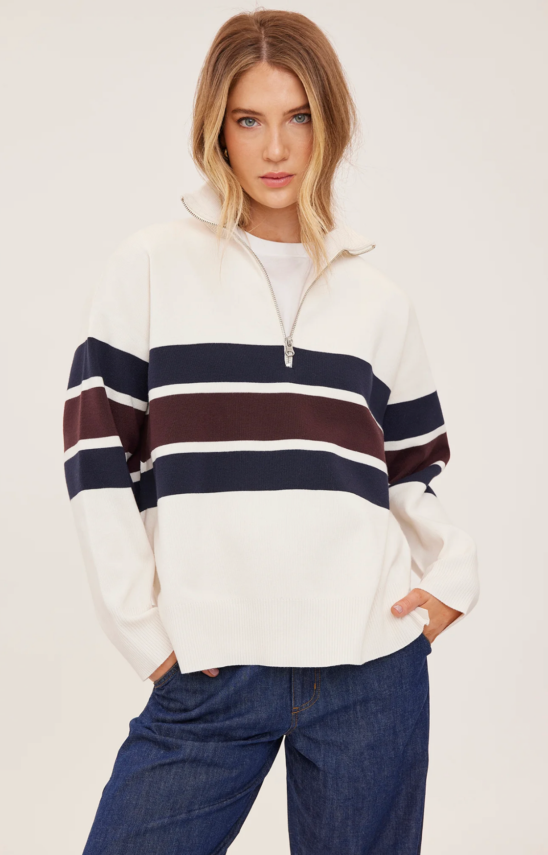 Idris Striped Sweater