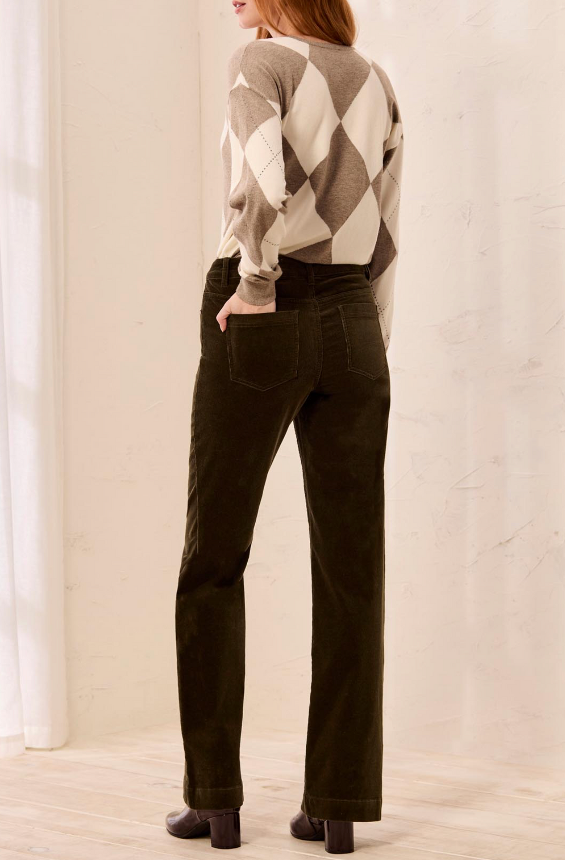 Fly Front Cord Pant