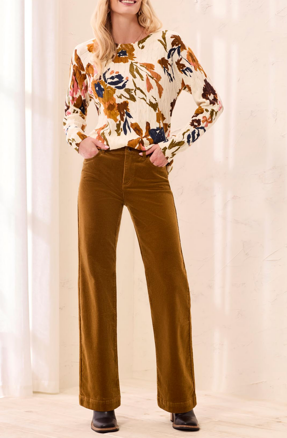 Fly Front Cord Pant