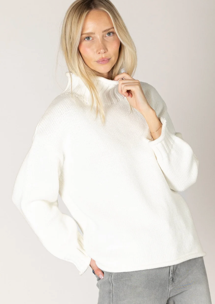 Dolly Chunky Mock Sweater