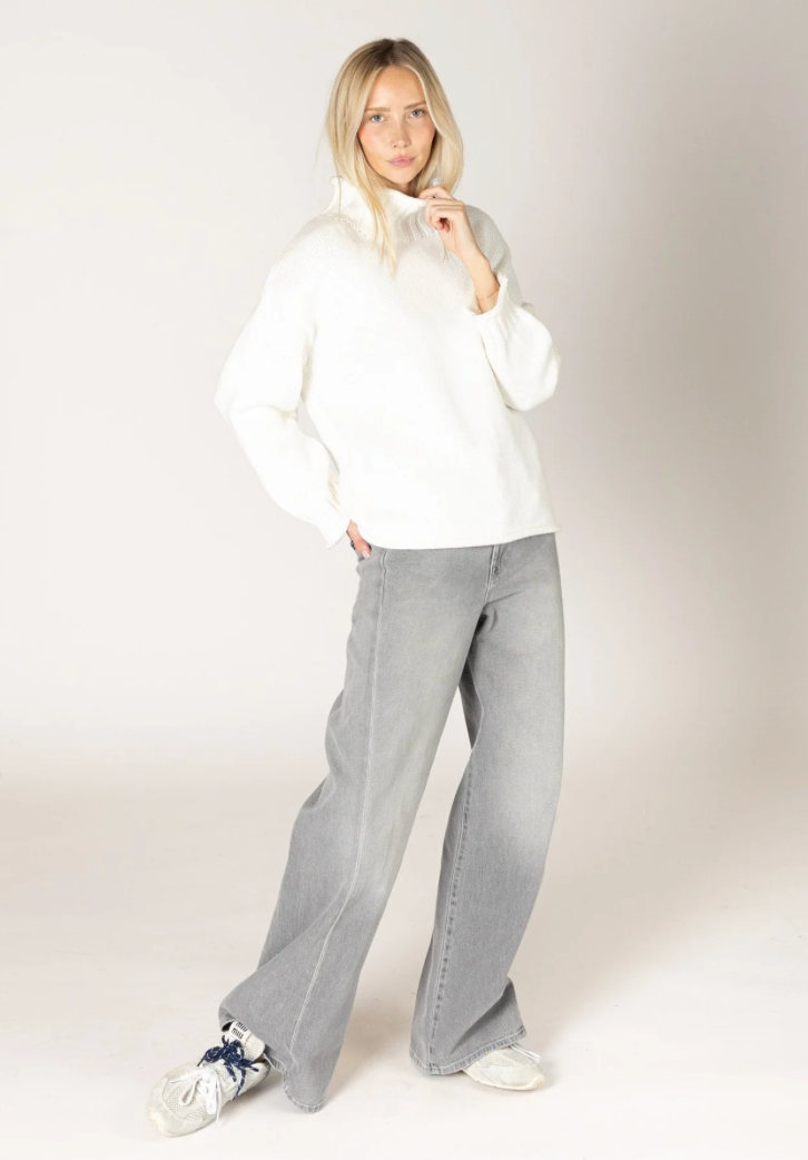 Dolly Chunky Mock Sweater