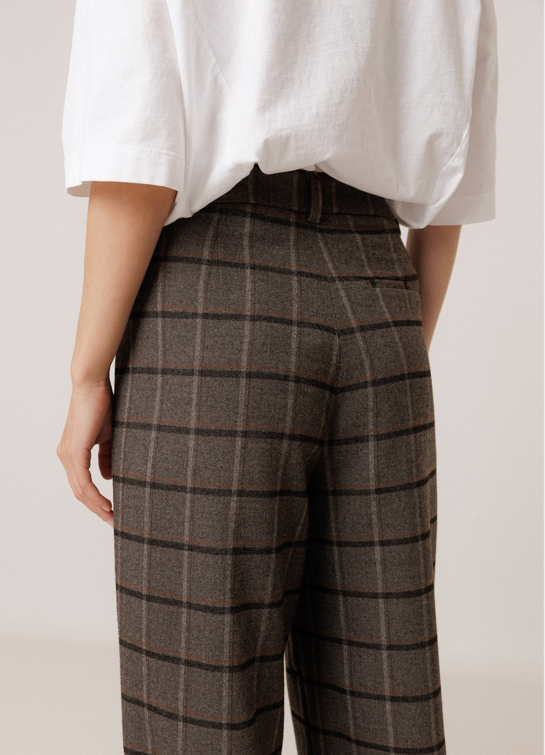 Noe Plaid Trouser