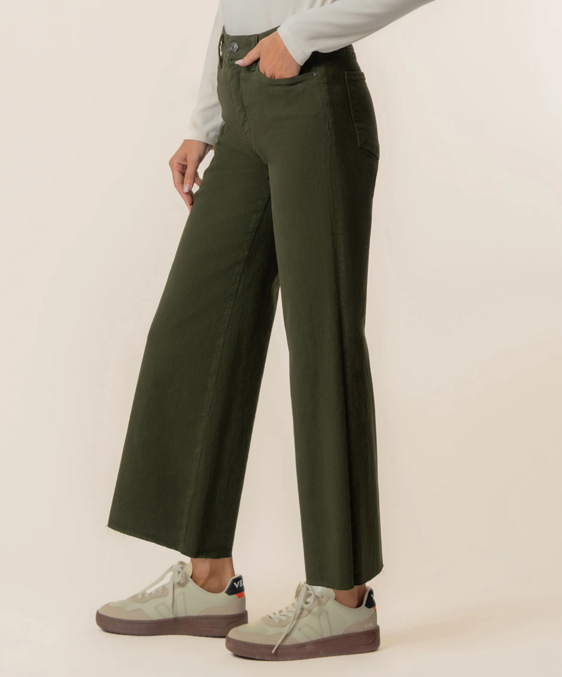 Meg High Rise Tuscan Olive