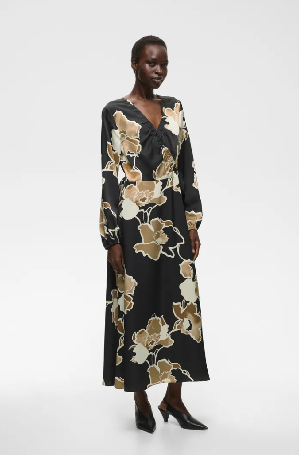 Olive Wrap Dress
