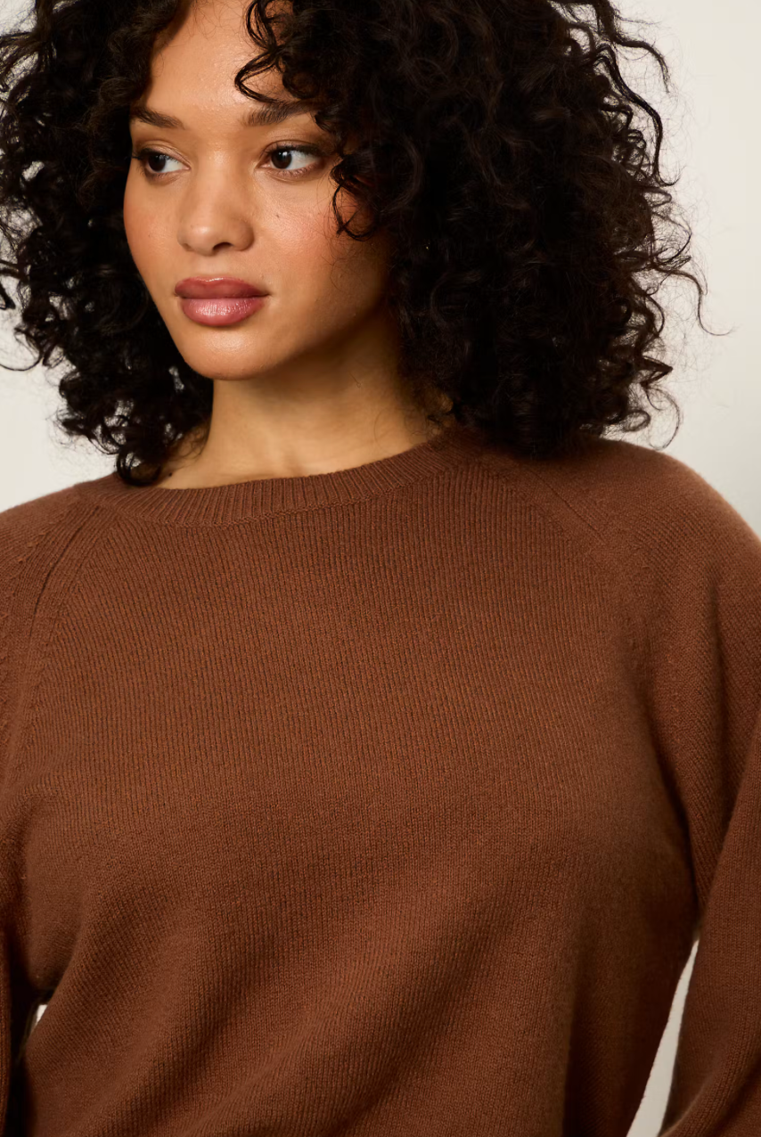 Soft Popover Sweater Cocoa Powder