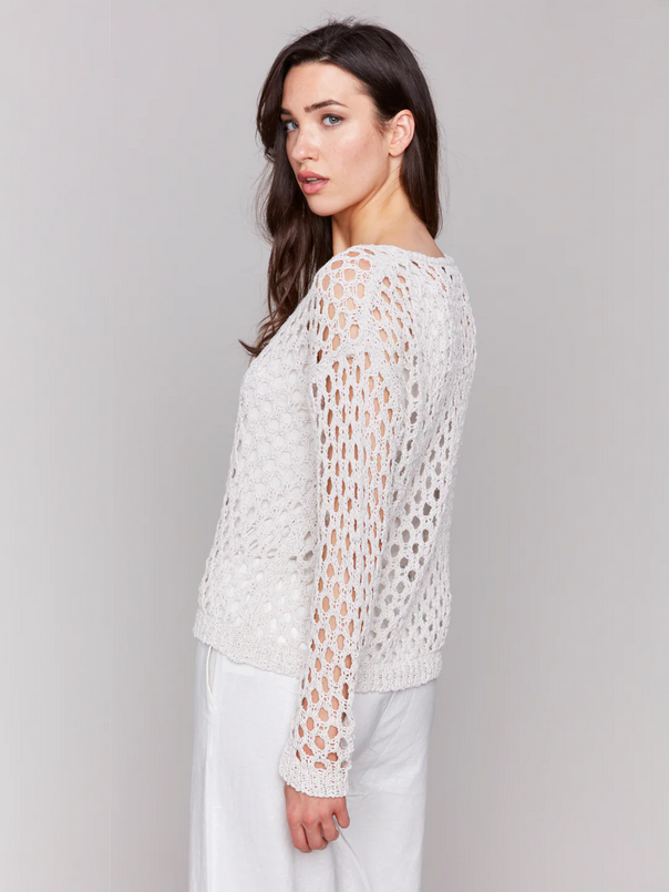 Fishnet Knit Sweater