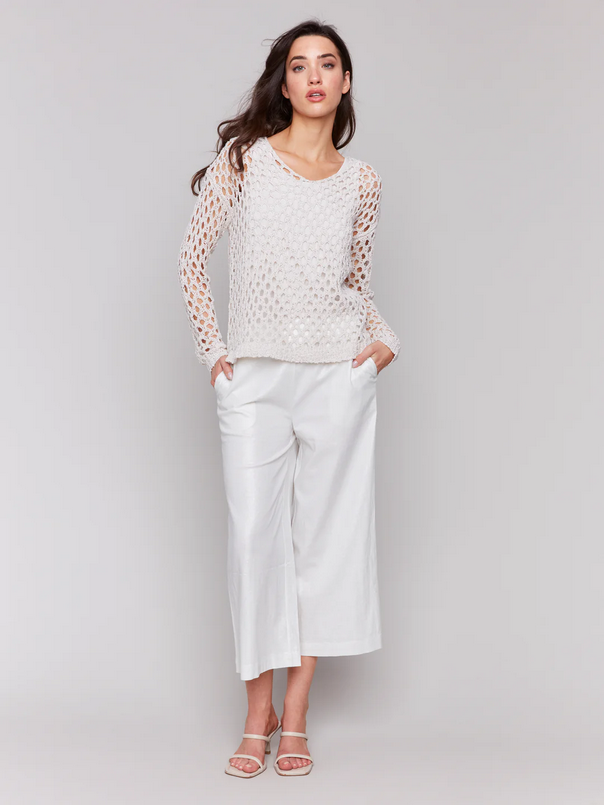 Fishnet Knit Sweater