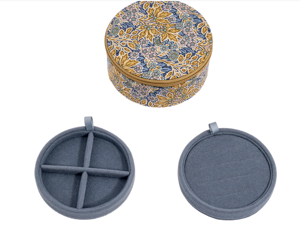 Round Jewlery Box Liberty Prints