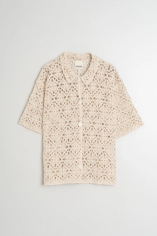 Short Sleeve Crochet Jacket