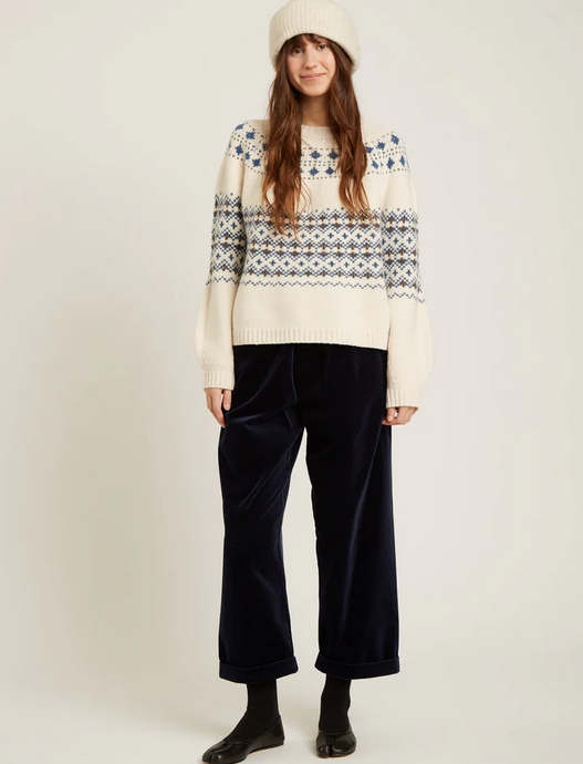 Irie Pullover Milk Fair Isle