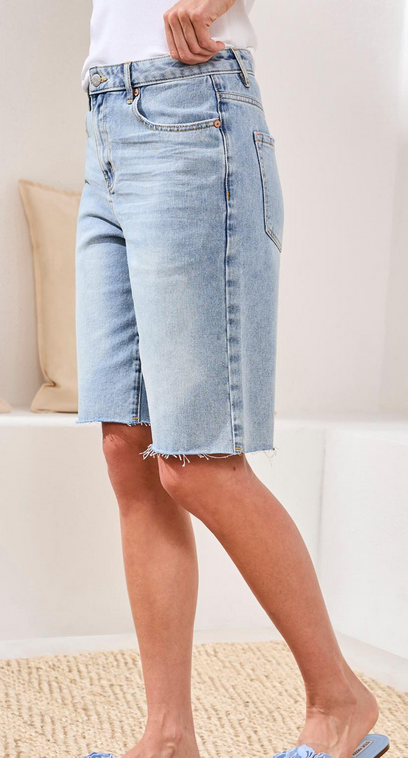 Brooke Hugging Wide Denim Jorts