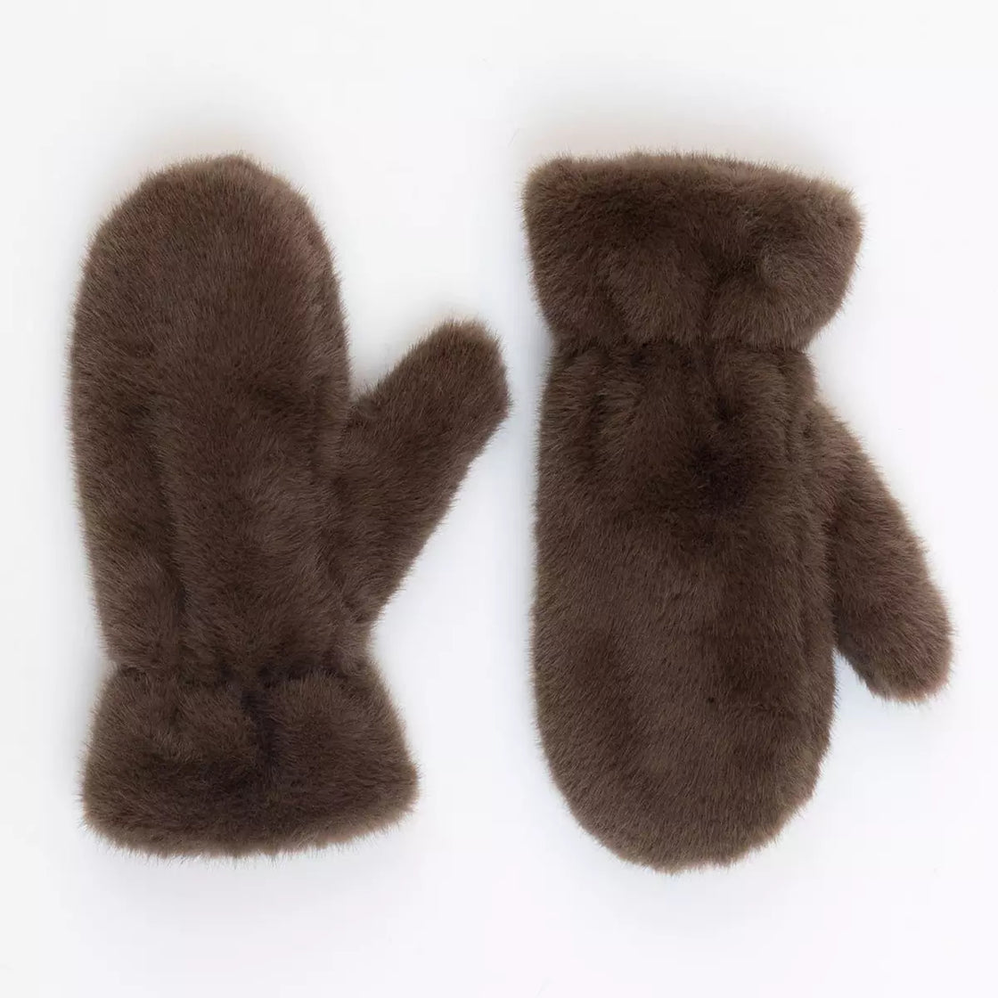 Faux Fur Mittens
