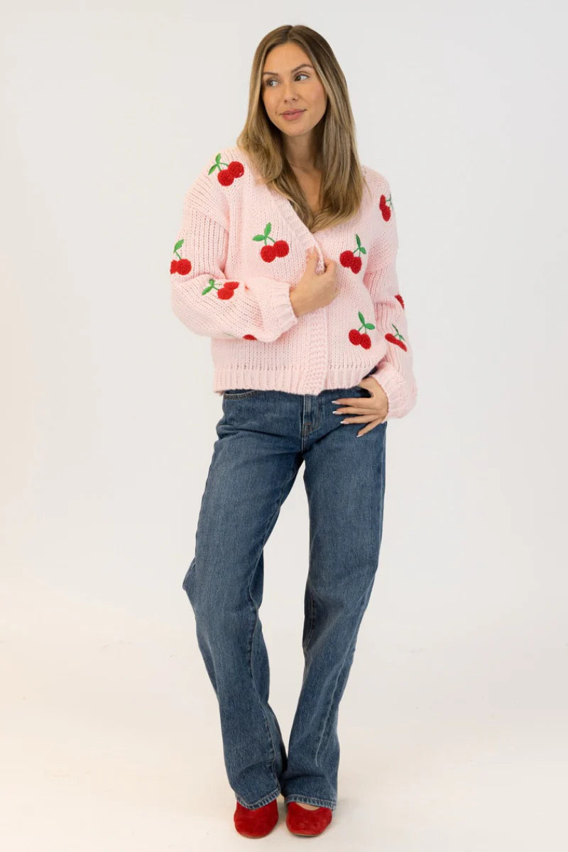 Lexi Cherries Cardigan