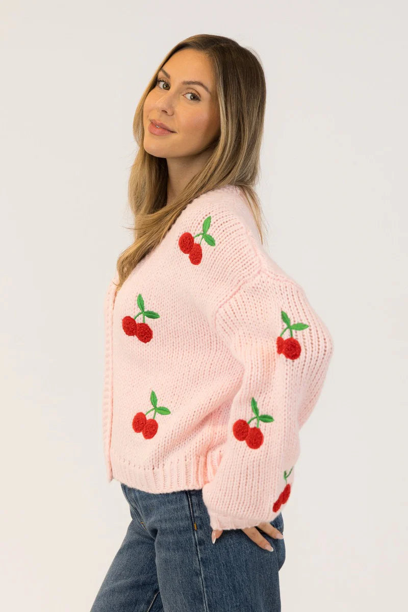 Lexi Cherries Cardigan