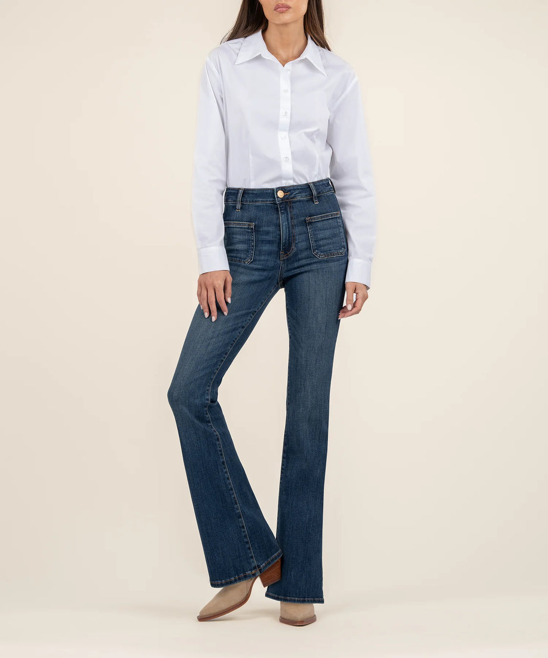 Ana Flare With Patch Pockets - Deductive
