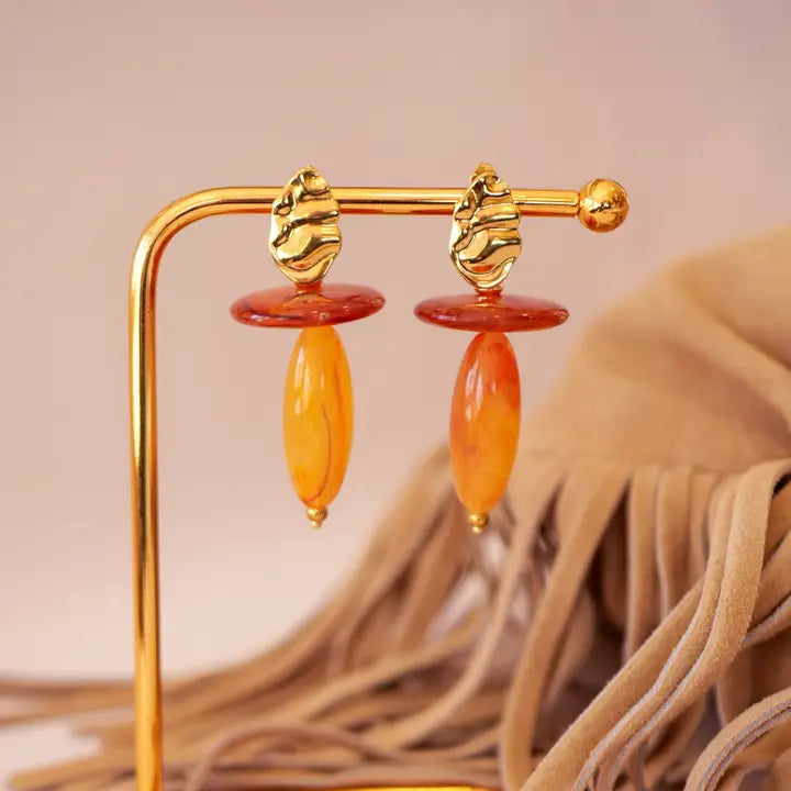 April Earrings - Azeria - Stainless Steel