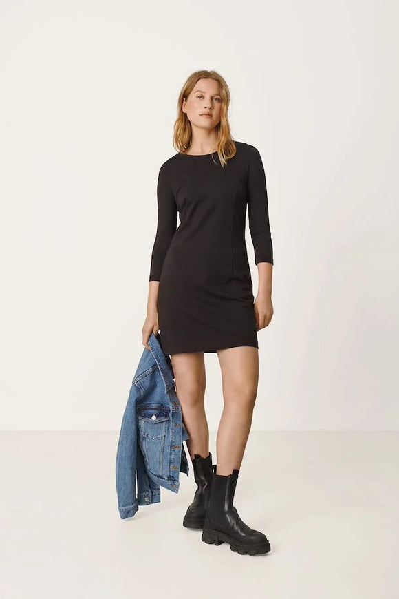 PART TWO FARIBA DRESS -  BLACK