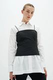 IN WEAR TAILE TOP -  BLACK