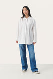 PART TWO CESSE BUTTON UP SHIRT -  BRIGHT WHITE