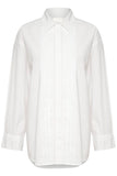 PART TWO CESSE BUTTON UP SHIRT -  BRIGHT WHITE