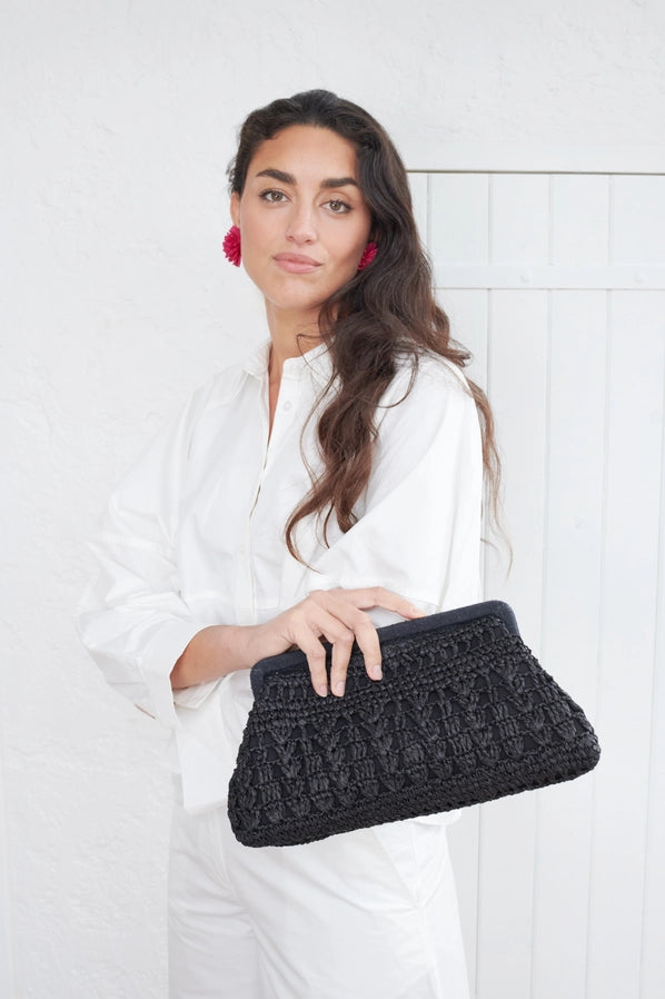 Raphia Clutch