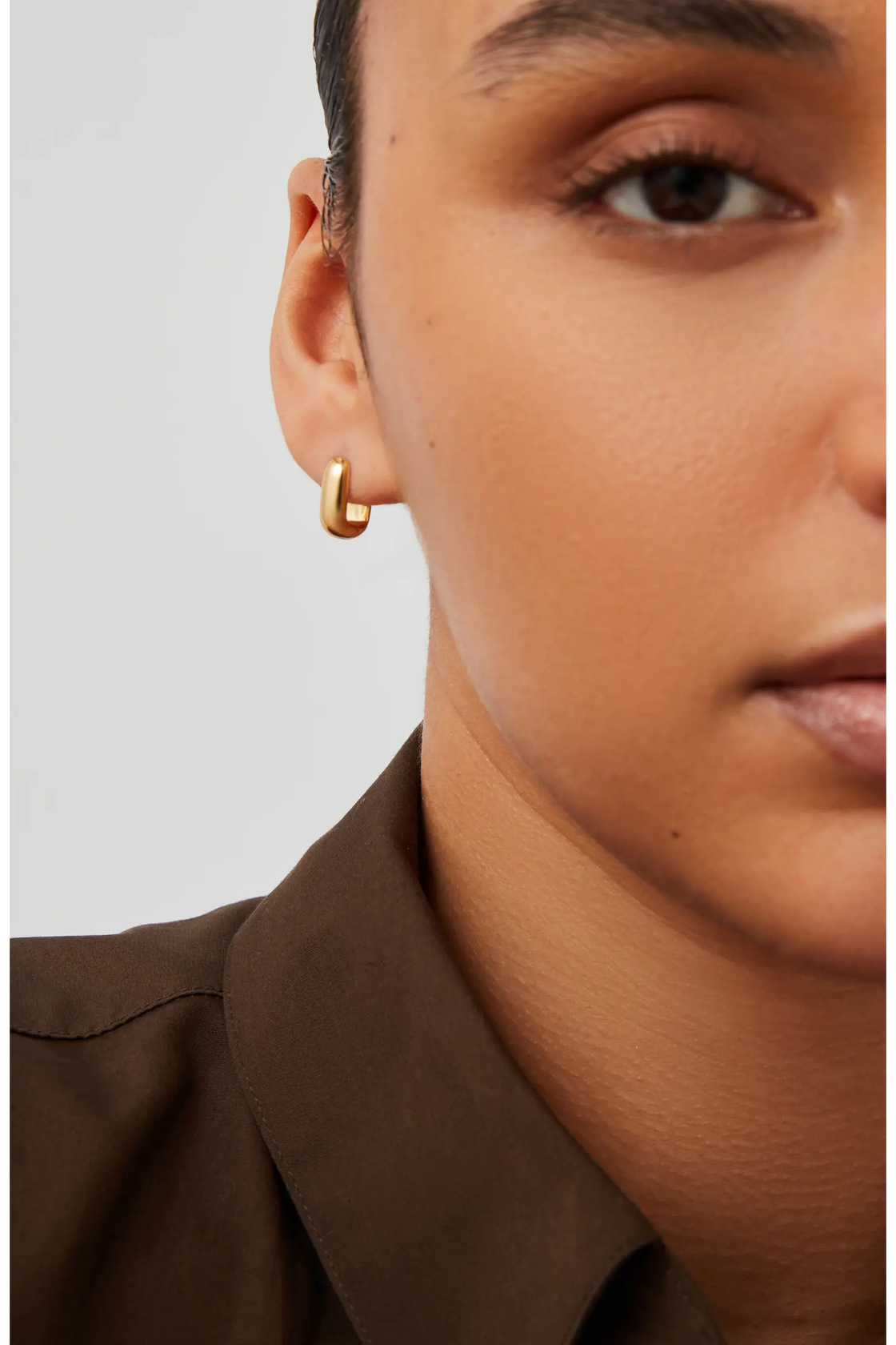 Puffy Detachable Link Earring