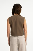 Woven Gilet with Wrap Effect