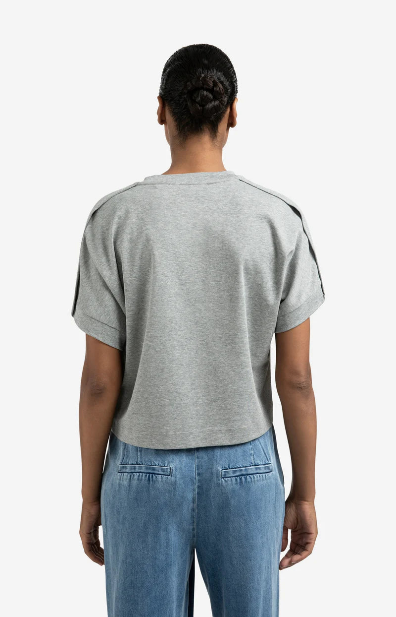 Jersey Top with Folded Detail