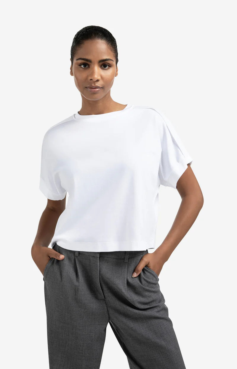 Jersey Top with Folded Detail