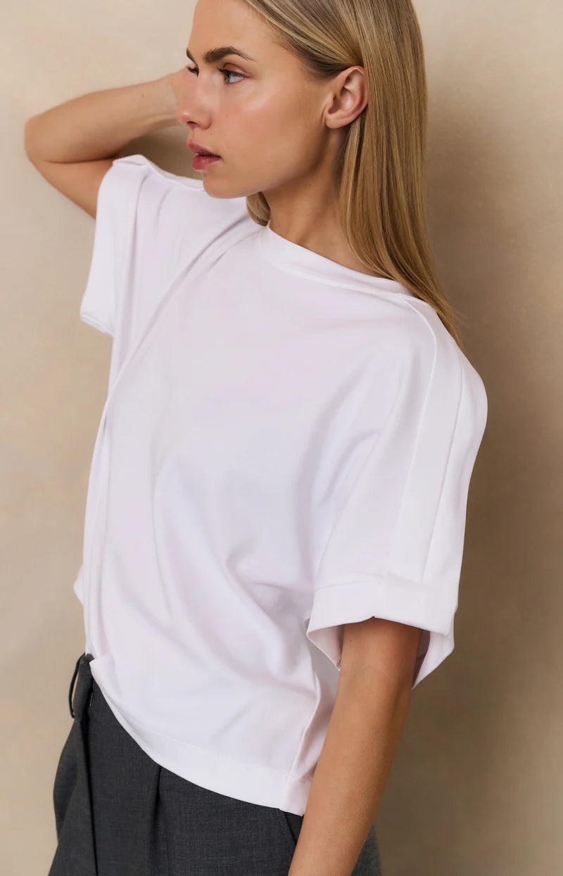 Jersey Top with Folded Detail