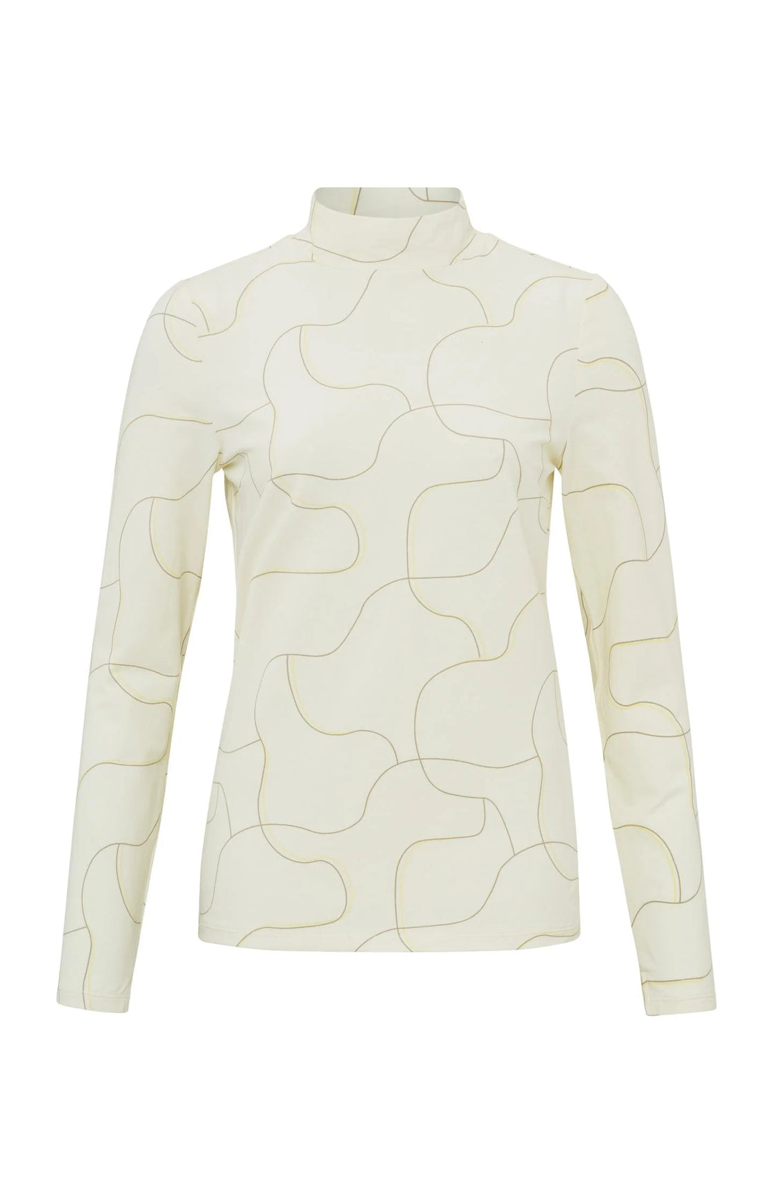 Printed Jersey Top Playful Print