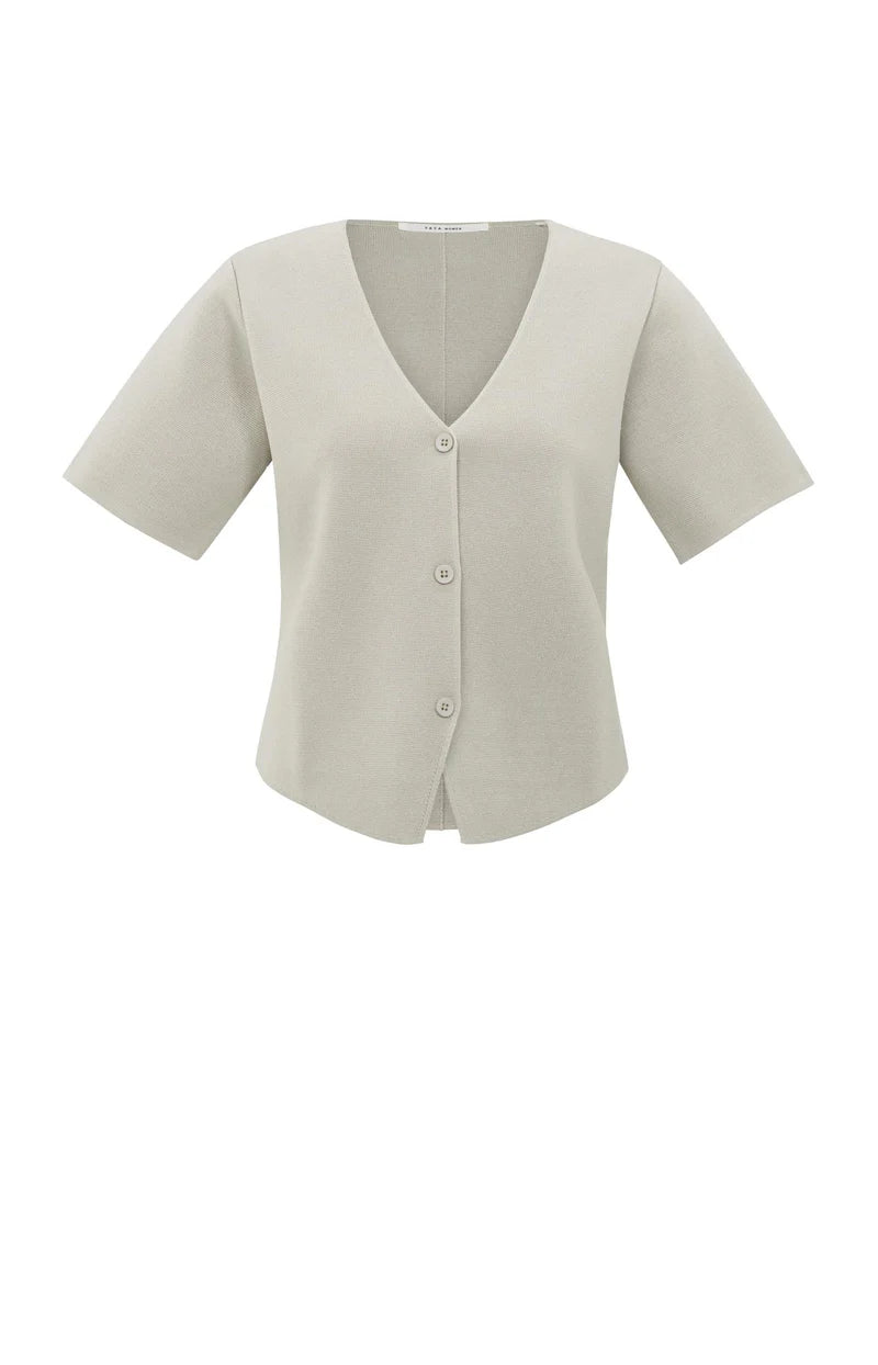 Knitted Vest with Sleeve