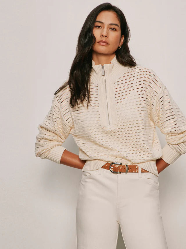 Open 1/2 Zip Sweater