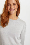 SAINT TROPEZ MILA PULLOVER - PEARL GREY MELANGE