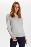SAINT TROPEZ MILA PULLOVER - PEARL GREY MELANGE