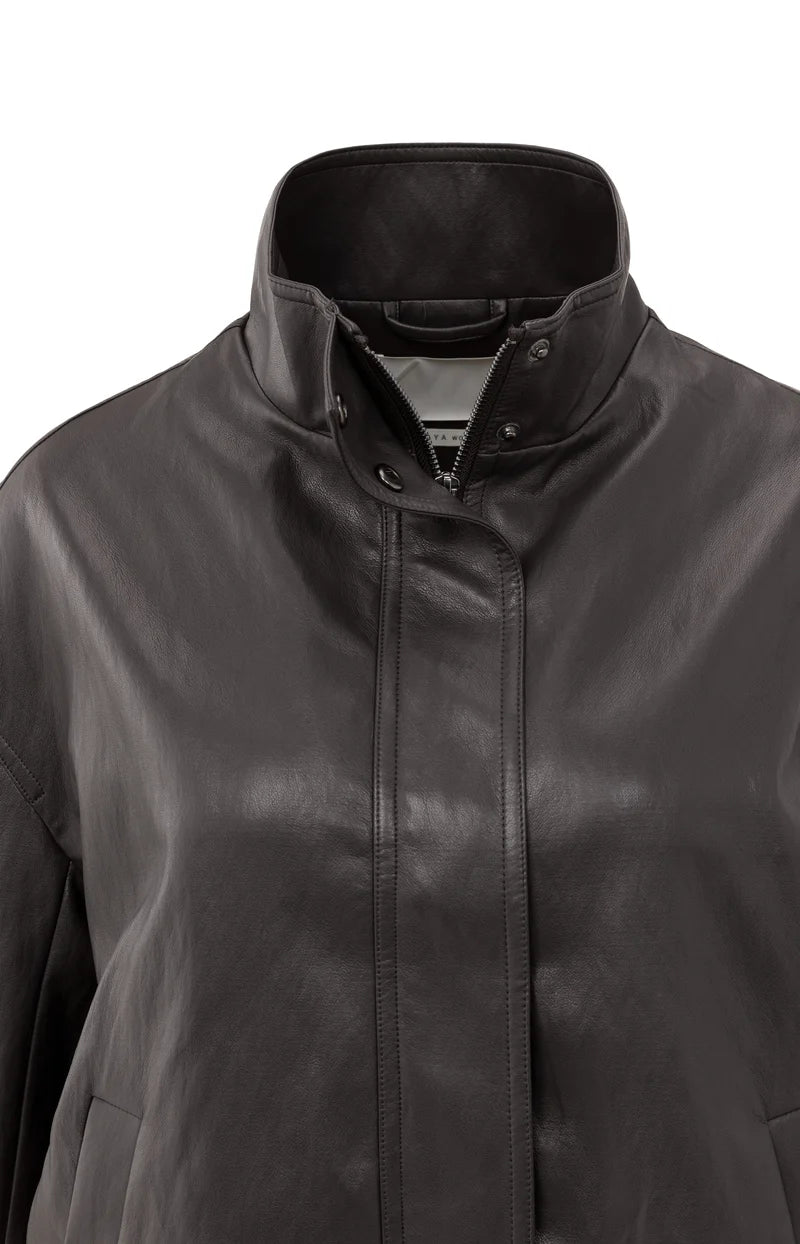 Faux Leather Jacket