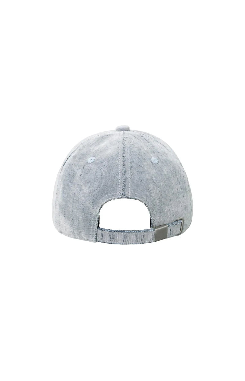 Light Grey Velour Coated Cap