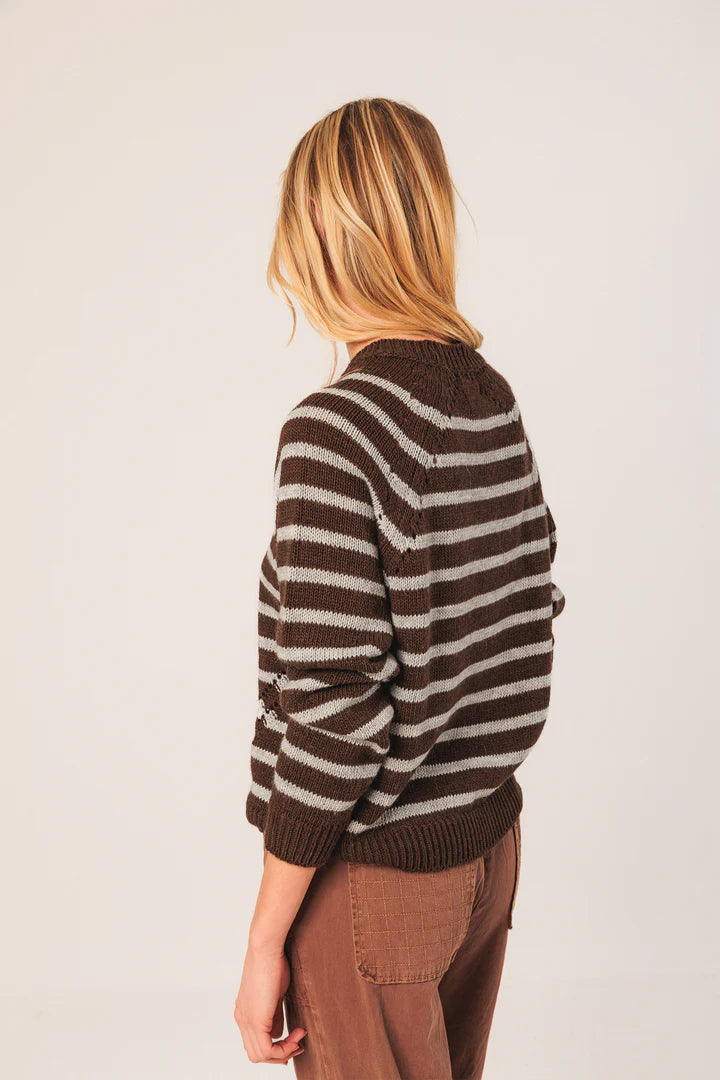 Bicolour Striped Sweater