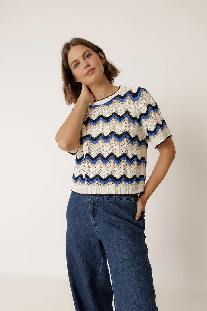 Zig-Zag Crochet Sweater