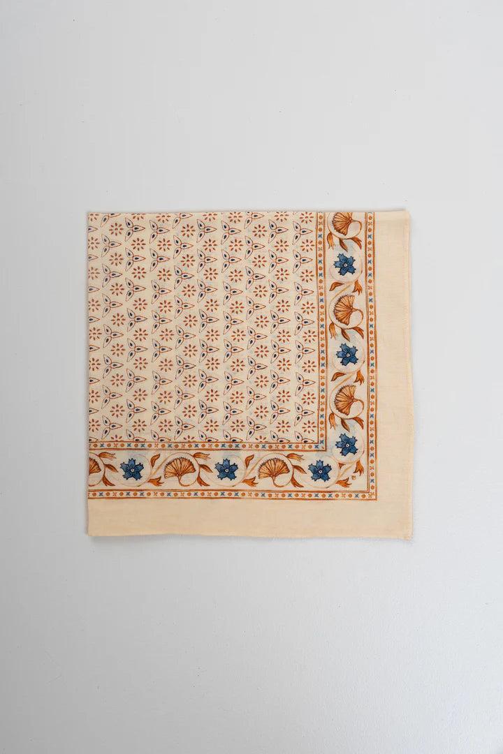 Block Print Hankerchief