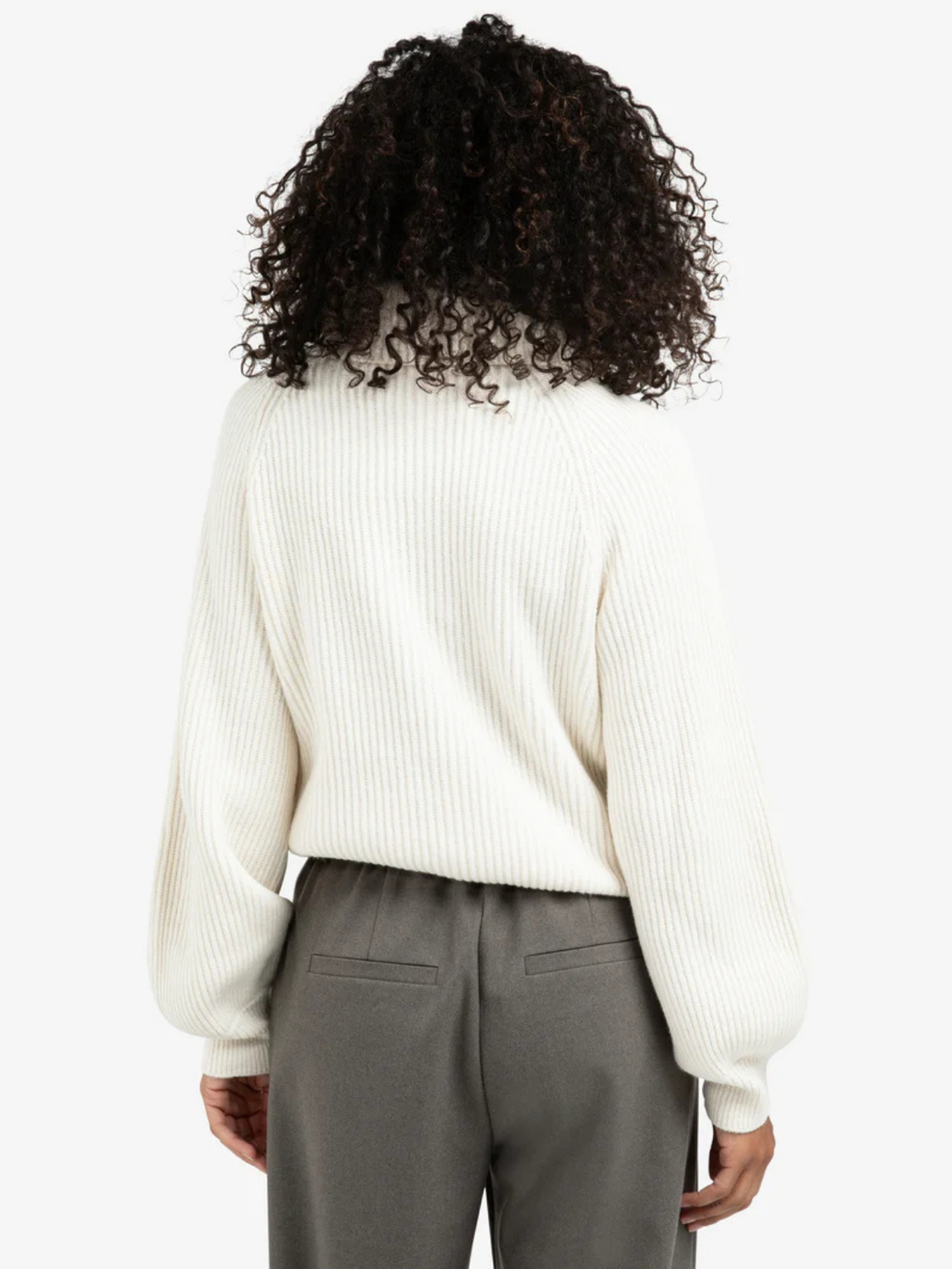 Wool White Sweater