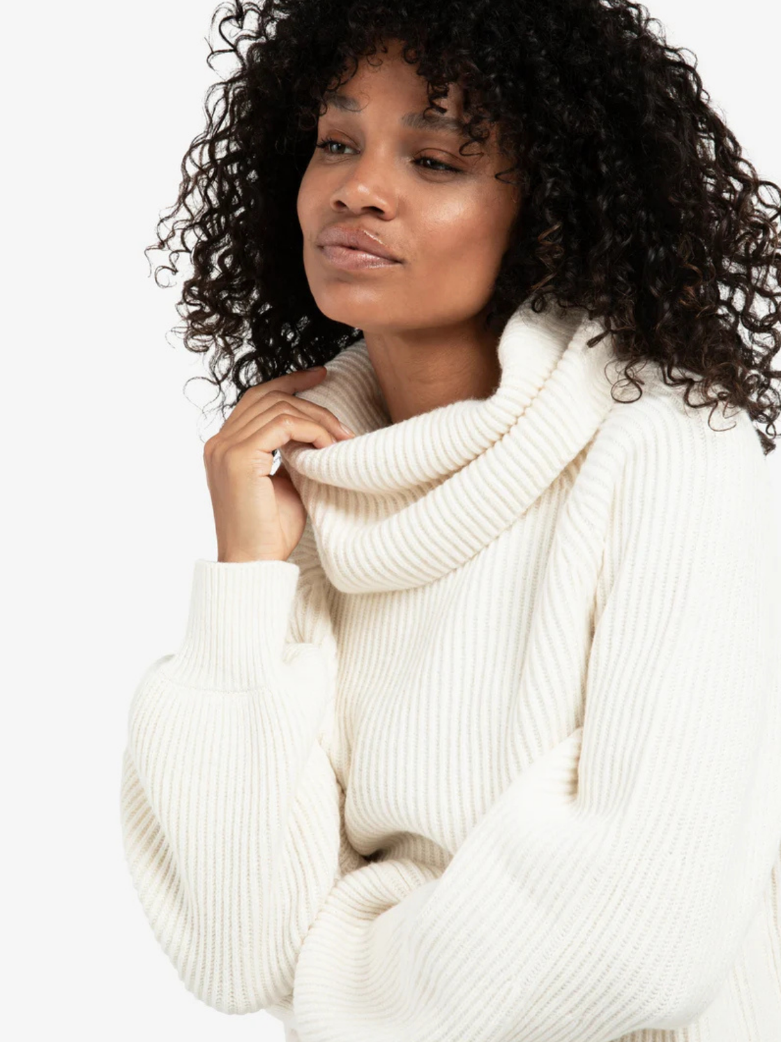 Wool White Sweater