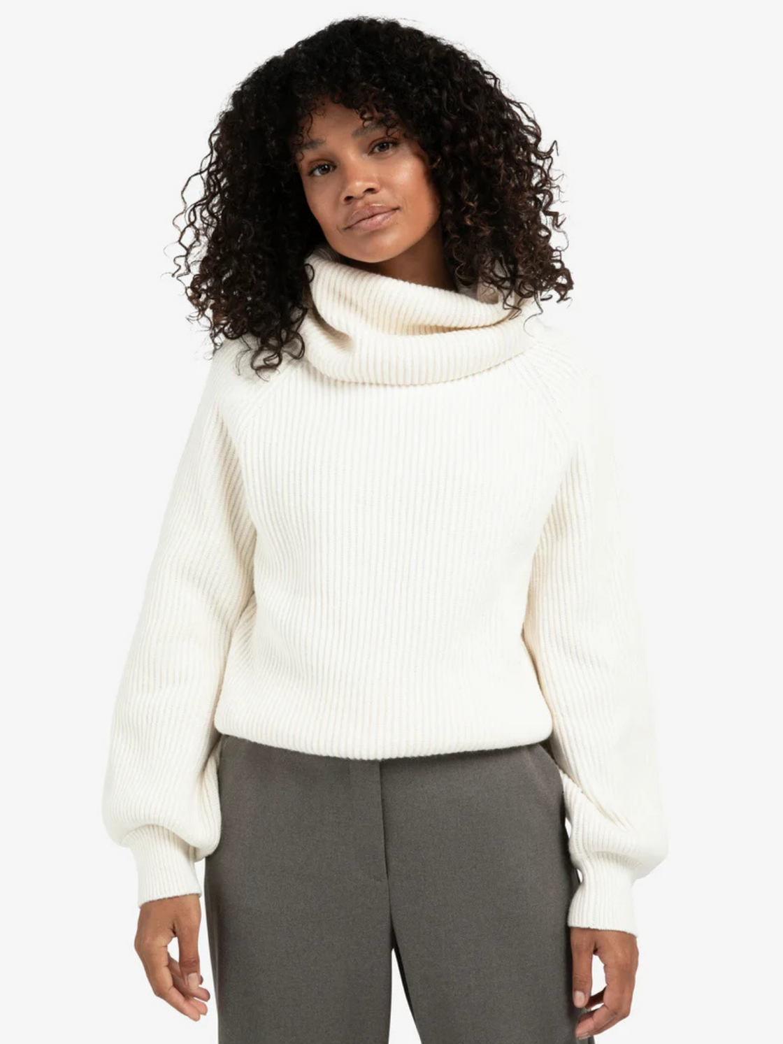 Wool White Sweater